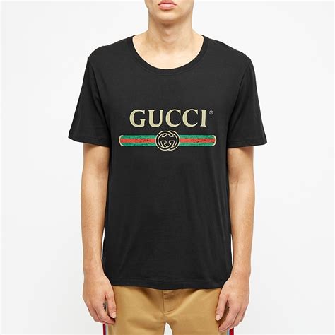 authentic fake gucci tee|vintage Gucci logo t shirt.